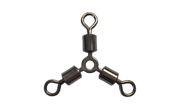 O-shape three way rolling swivels fishing tackle accessories