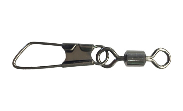 Rolling swivel with safety snap fishing swivel with snap