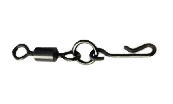 Long Body Rolling Swivel With Ring With Q-Shape Snap