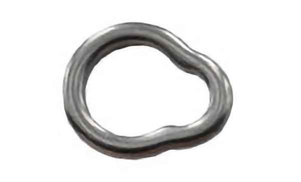 Solid Stainless Steel Fishing Pear-Shaped Rings Fishing Ring