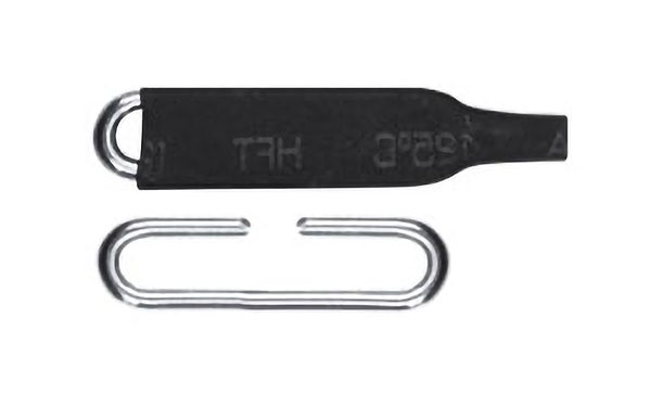 Black Shrinkable Tube +Clip Fishing Tackle Accessories